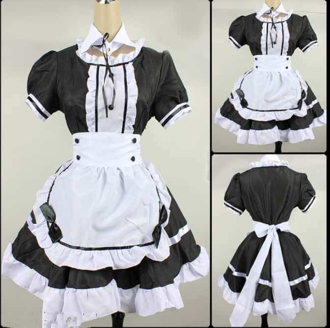 French Maid Outfit Herren Damen Cosplay 2